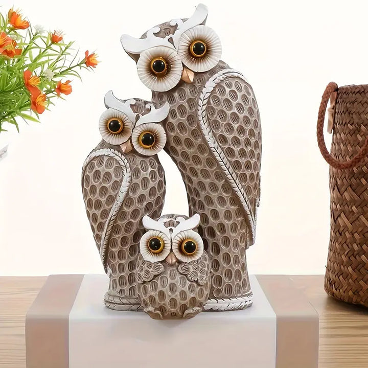 EchoOwlet – Moderne Eulen Familie Figur