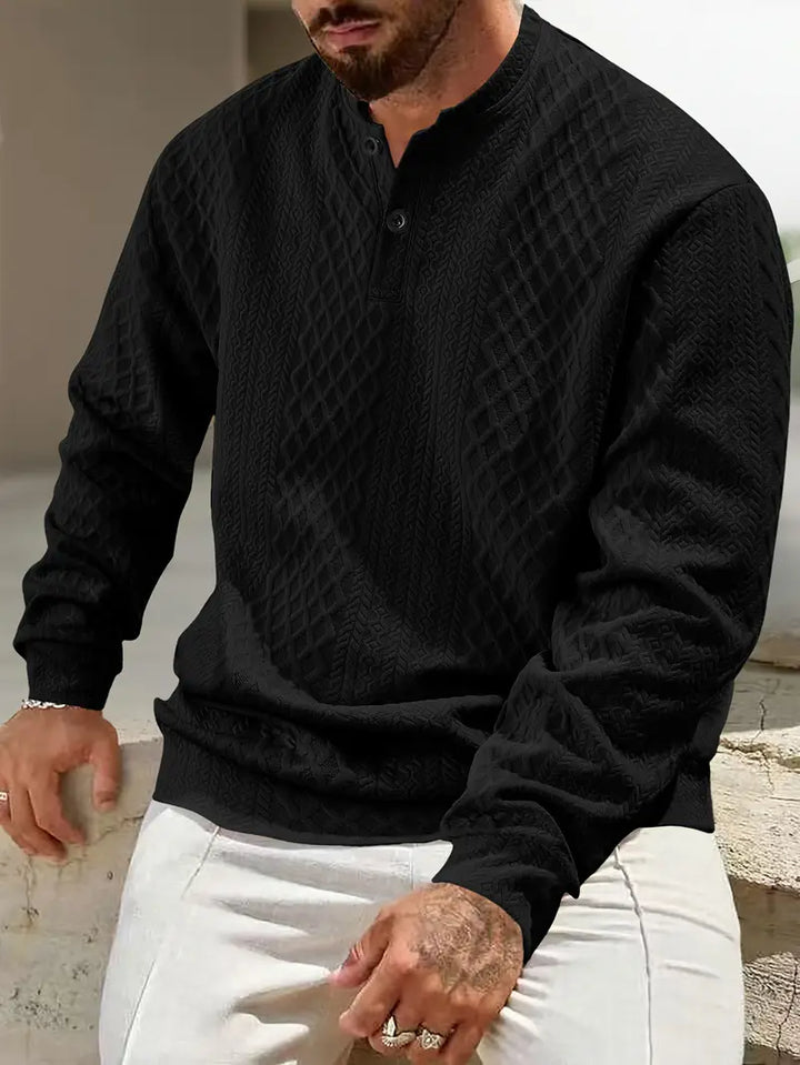 Warriner – Langärmliges Sweatshirt Mit Geometrischem Muster