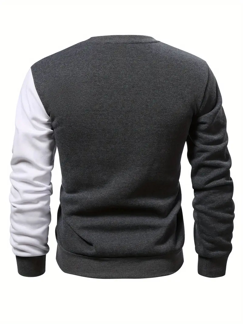 Blaine – Stilvolles Sweatshirt Mit Kontrastierenden Streifen