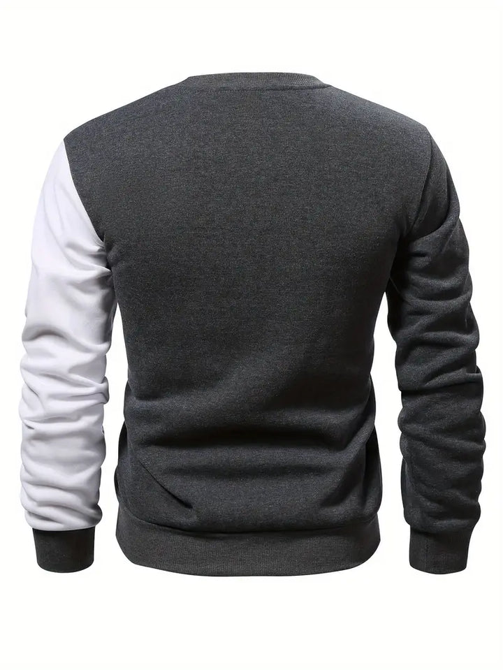 Blaine – Stilvolles Sweatshirt Mit Kontrastierenden Streifen