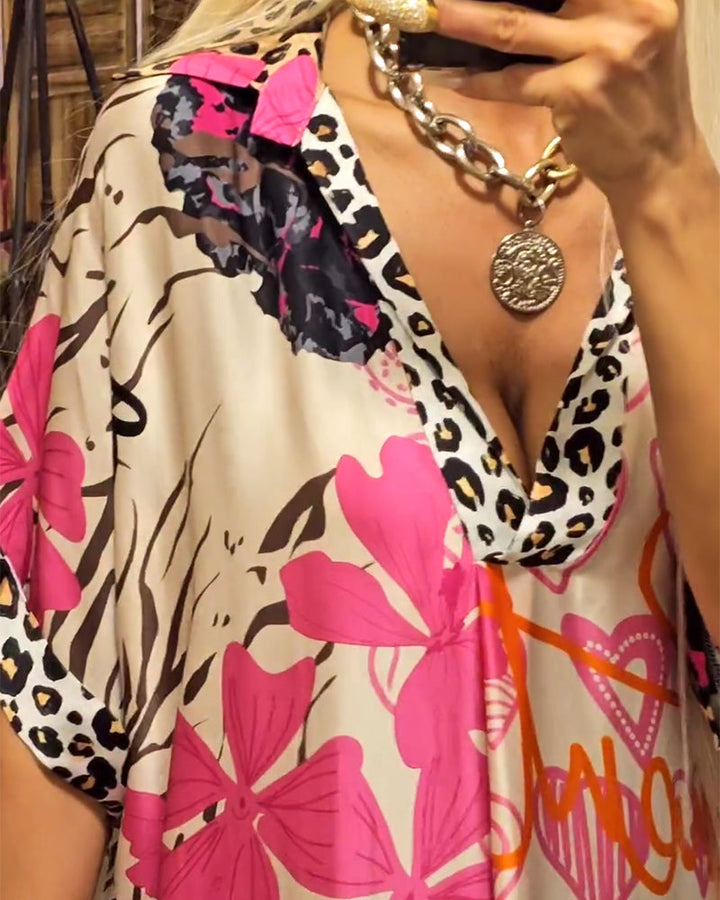 Marianna – Lässiges Kleid mit V-Ausschnitt