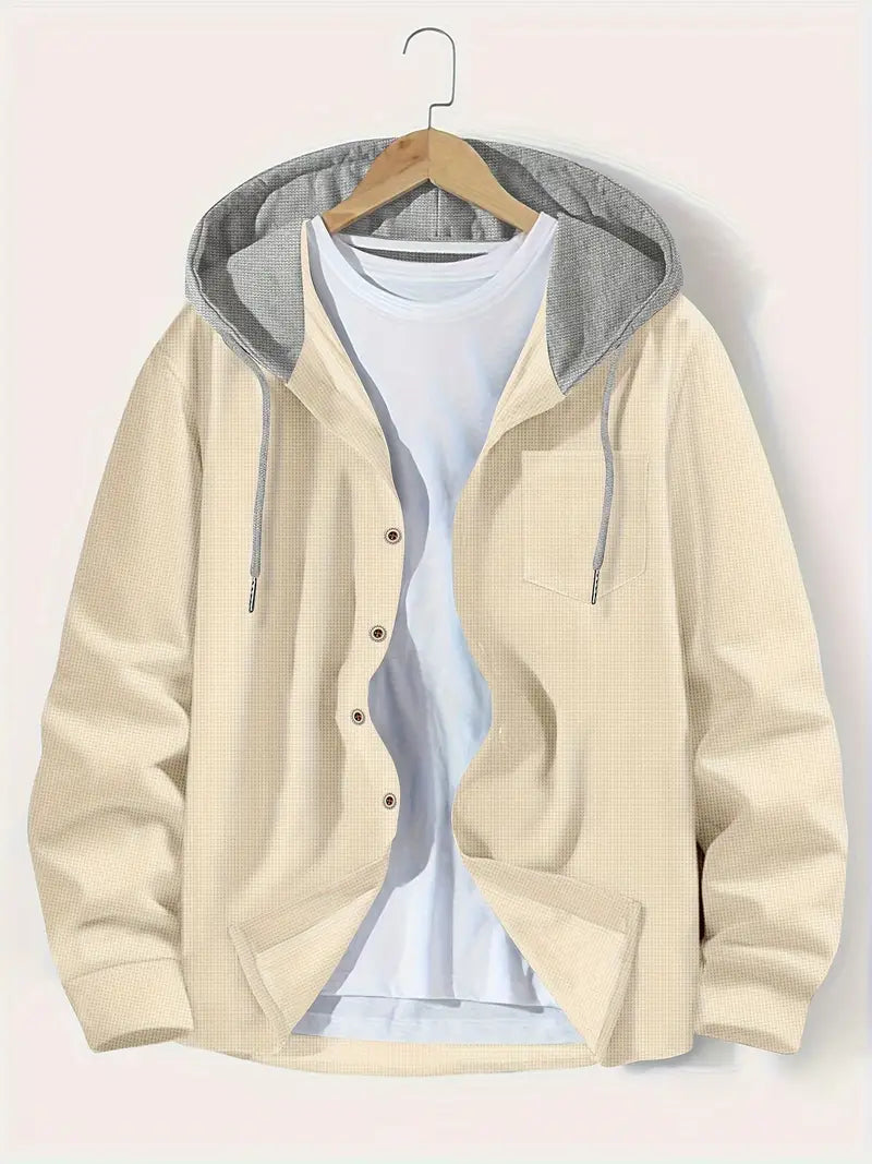 Nicolas - Lässige Jacke Mit Langen Ärmeln