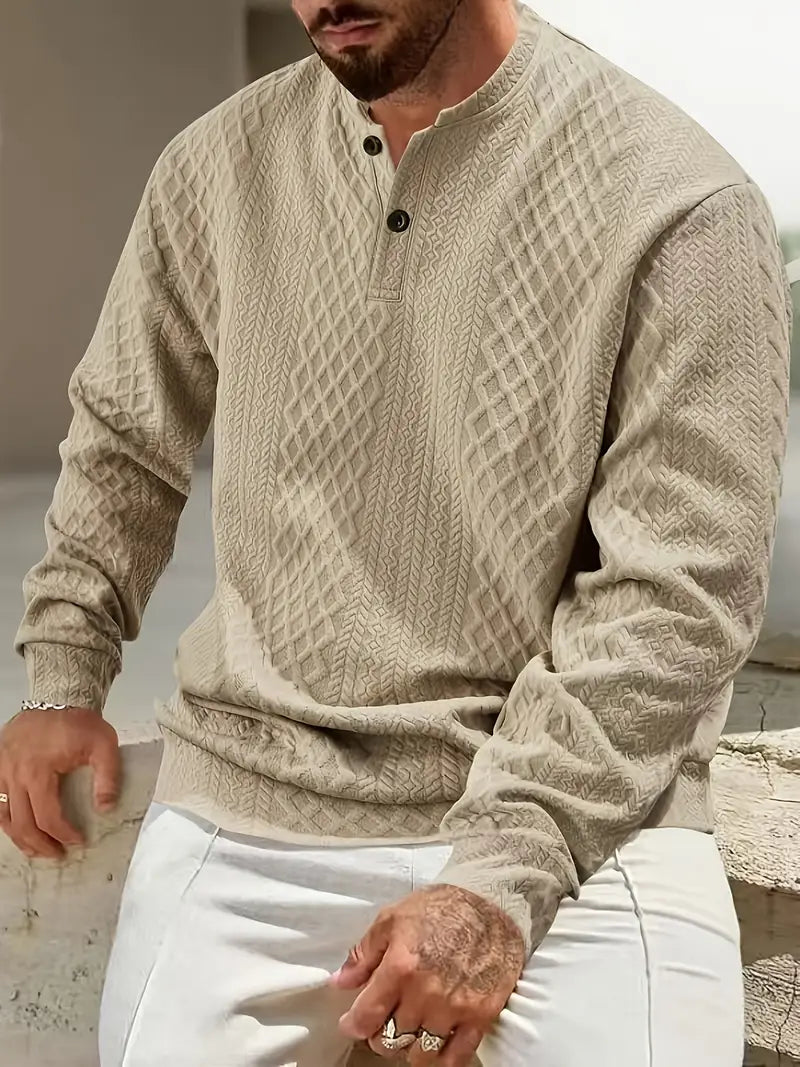 Warriner – Langärmliges Sweatshirt Mit Geometrischem Muster