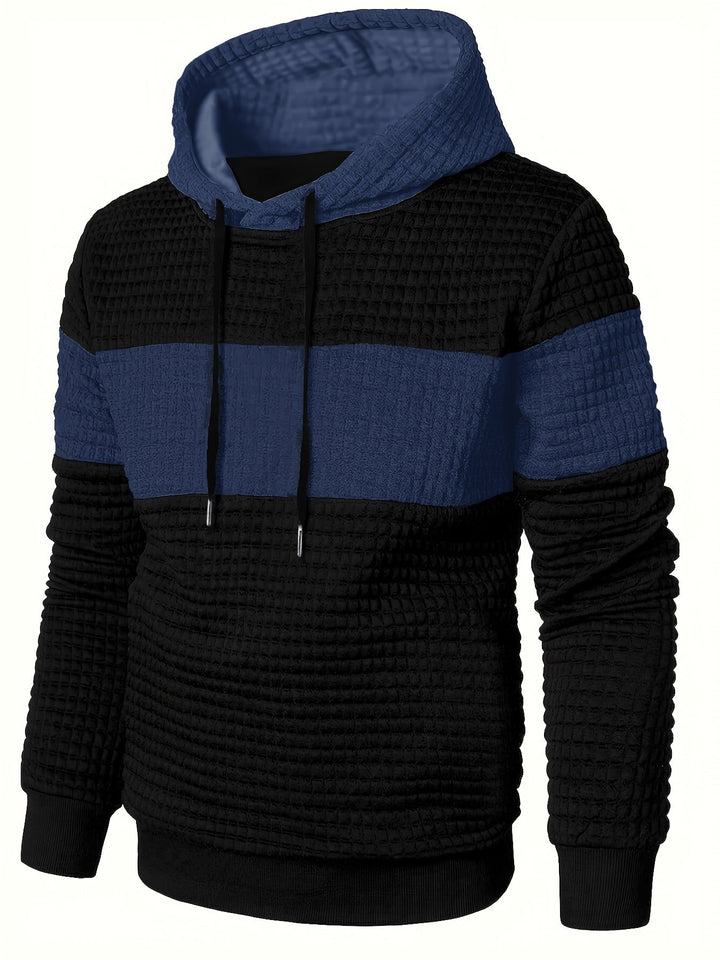 Fredric - Blockierung Stilvoller Kapuzenpullover Schweiß Hemd