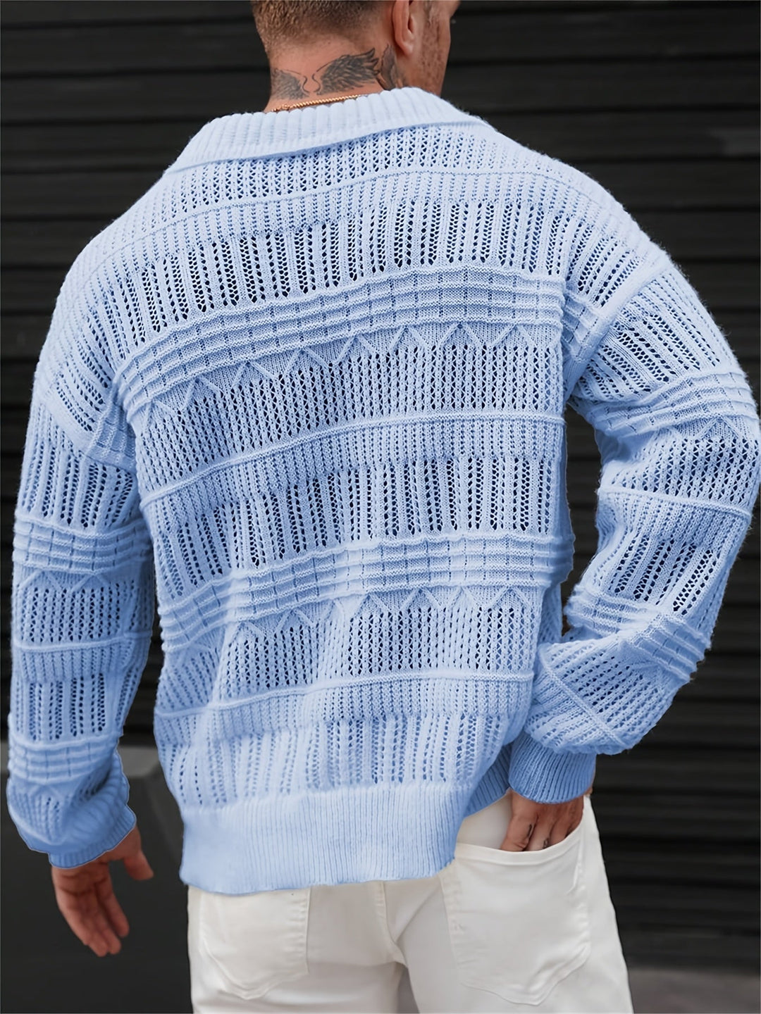 Wesley – Langarmpullover Mit Schneiden Raus Entwurf