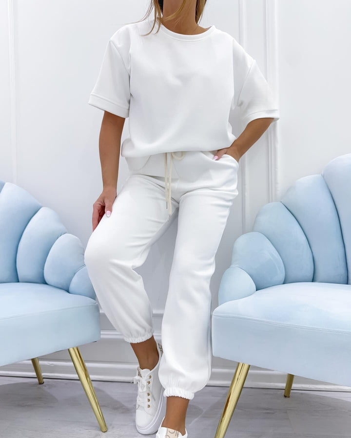 Silvina – Zweiteiliges Set Mit kurzärmeligem Hemd