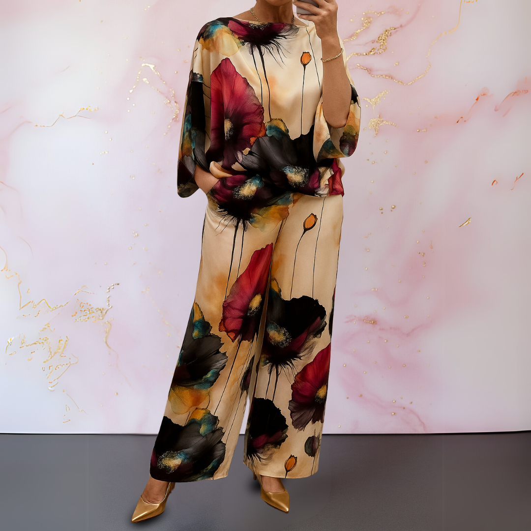 Pelaez – Elegantes Zweiteiliges Set Mit Drucken
