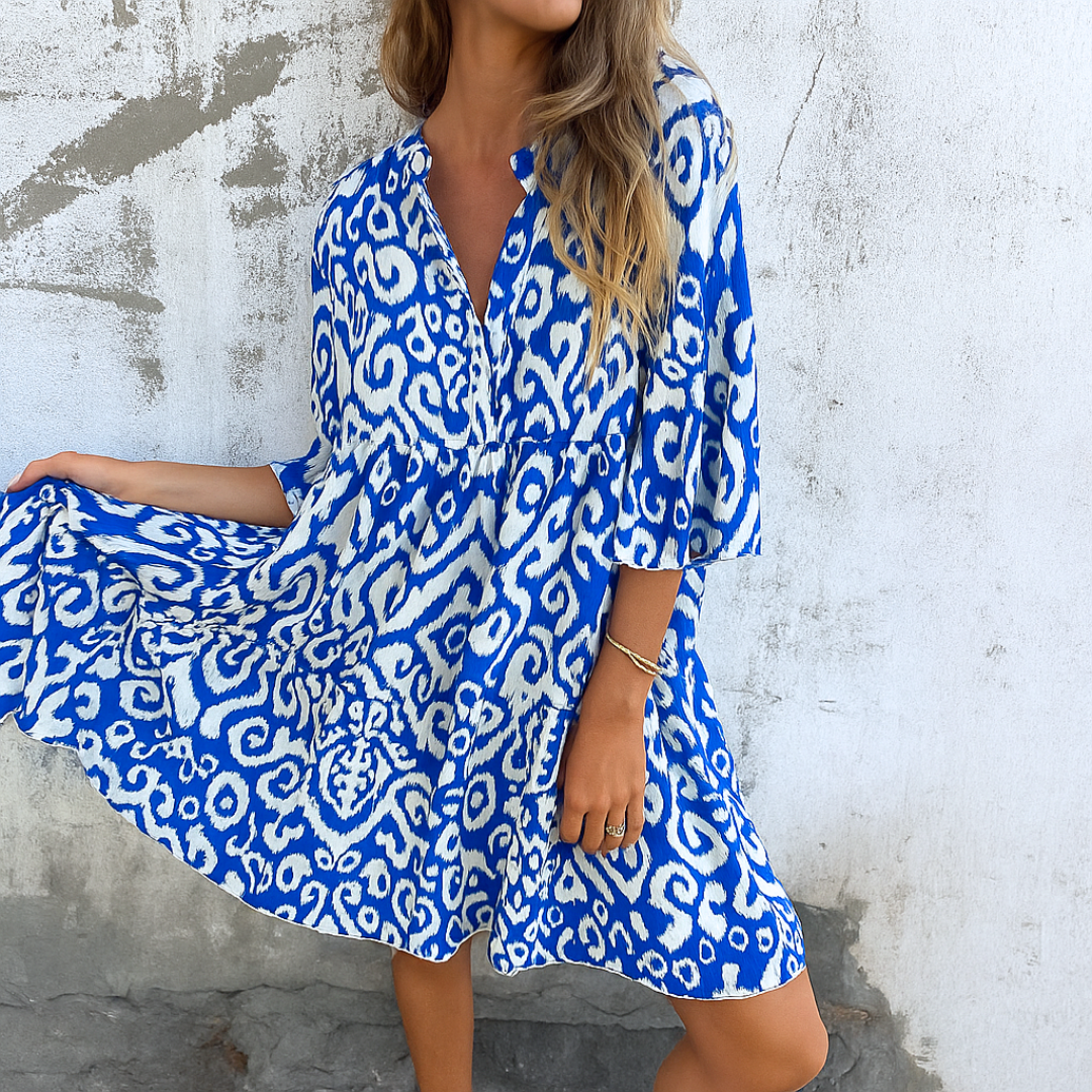 Shaffer – Elegantes Kleid Mit V-Ausschnitt