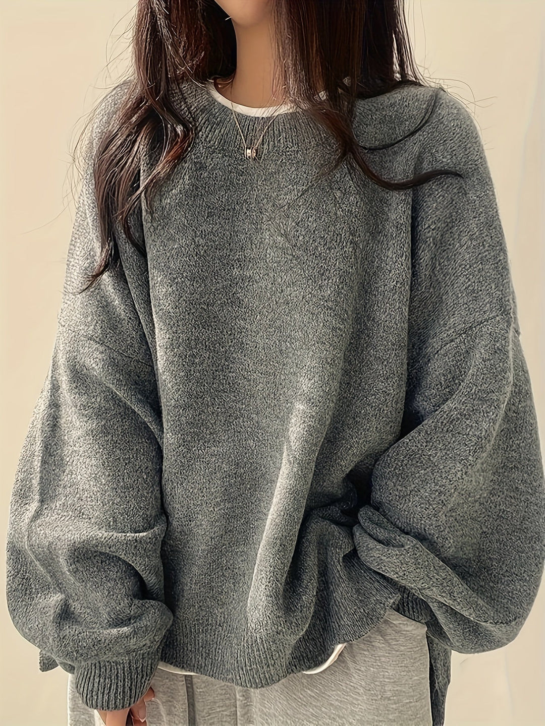 Pearline – Pullover Mit Rundhalsausschnitt Und Langen Ärmeln