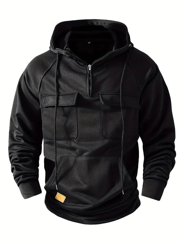 Bieber – Bequemer Kapuzenpullover Mit Mehreren Taschen