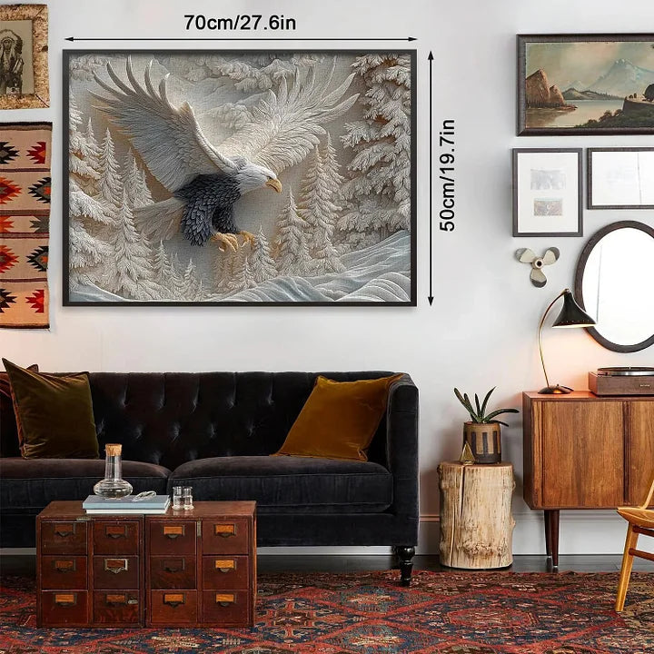 TalonCraft – Geschnitztes Adler-Puzzle für die Wohnraumdekoration