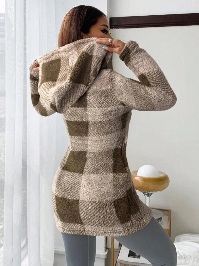 Tissaia - Stylische Kapuzenjacke Mit Reißverschluss