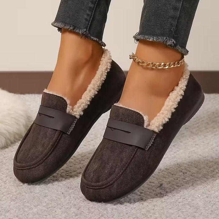 Deren – Rutschfeste Loafer Mit Fleecefutter