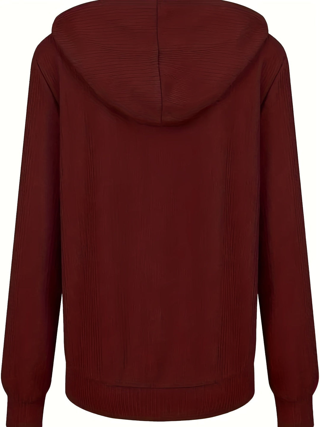 Moira – Langärmelige Kapuzenjacke Mit Reißverschluss Und Kordelzug