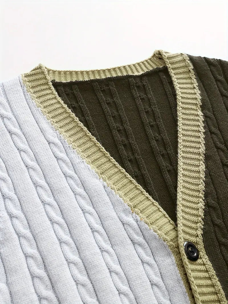 Bryant - Atmungsaktiver Strickcardigan Mit Langen Ärmeln