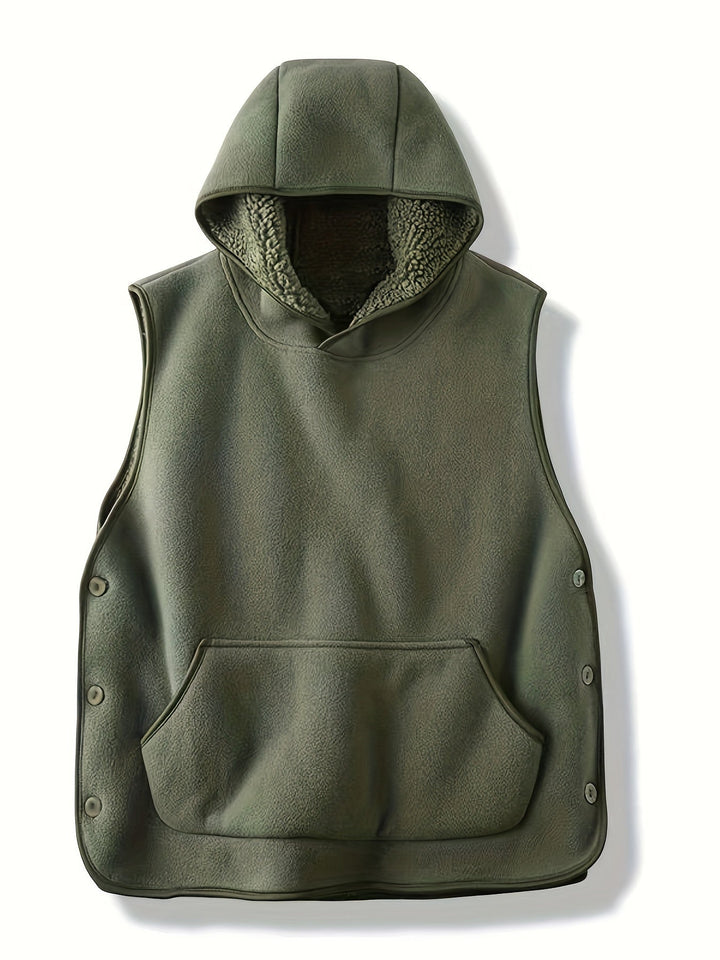 Niles – Ärmelloser Kapuzenpullover Aus Polyester Für Den Winter
