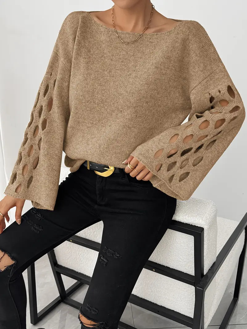 Lanola – Lässiger Pullover Mit Glockenärmeln