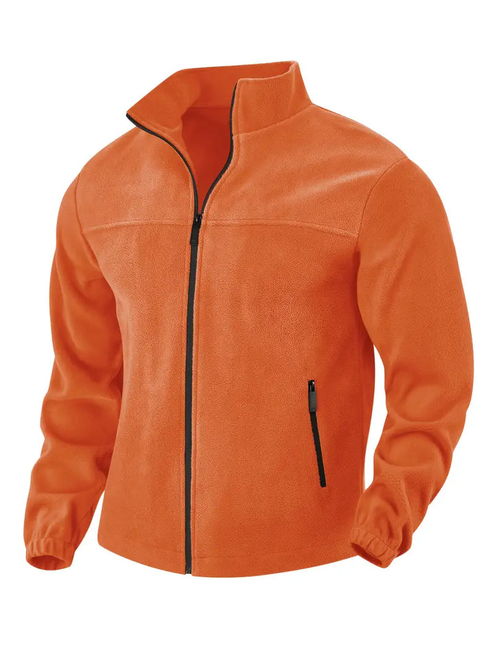 Barron – Lässige Fleece Jacke Mit Reißverschluss Und Tasche