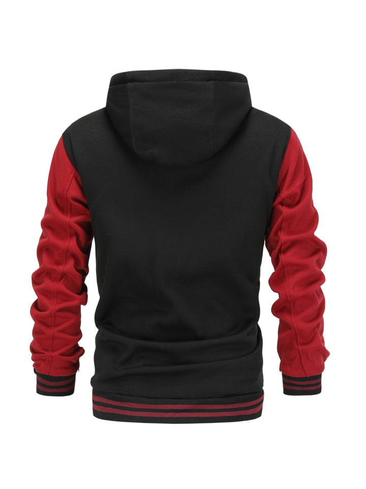 Askhat - Langärmelige Baseballjacke Mit Kapuze