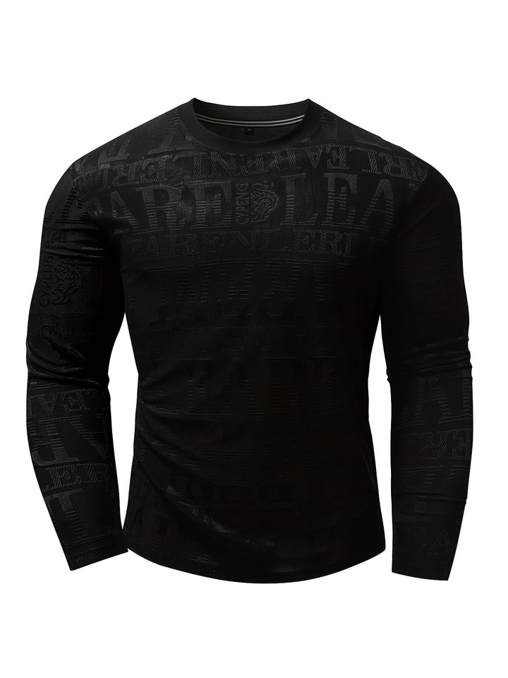 Yildiz – Langarmshirt Mit Geometrischem Entwurf