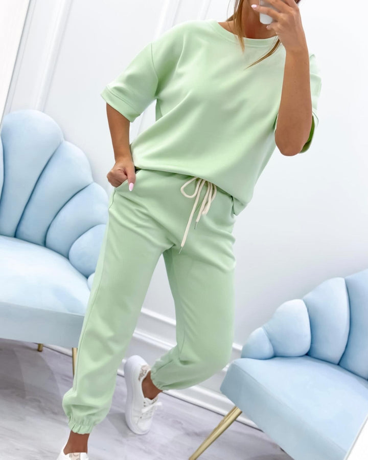 Silvina – Zweiteiliges Set Mit kurzärmeligem Hemd