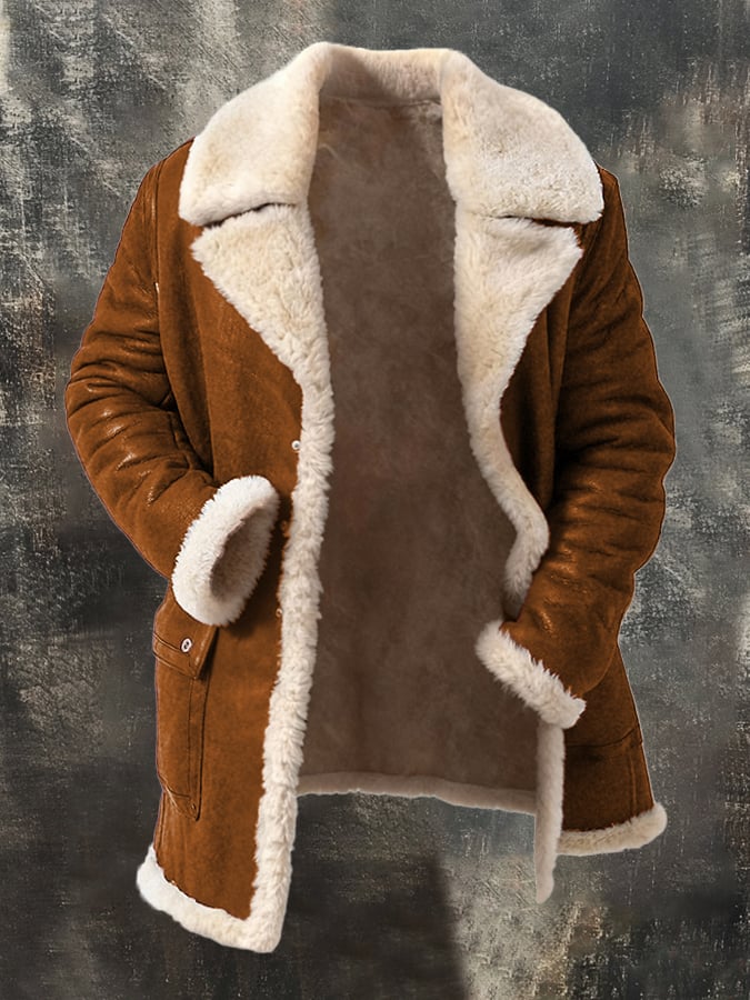 Wojciech – Warme, Dick Gefütterte Plüschjacke