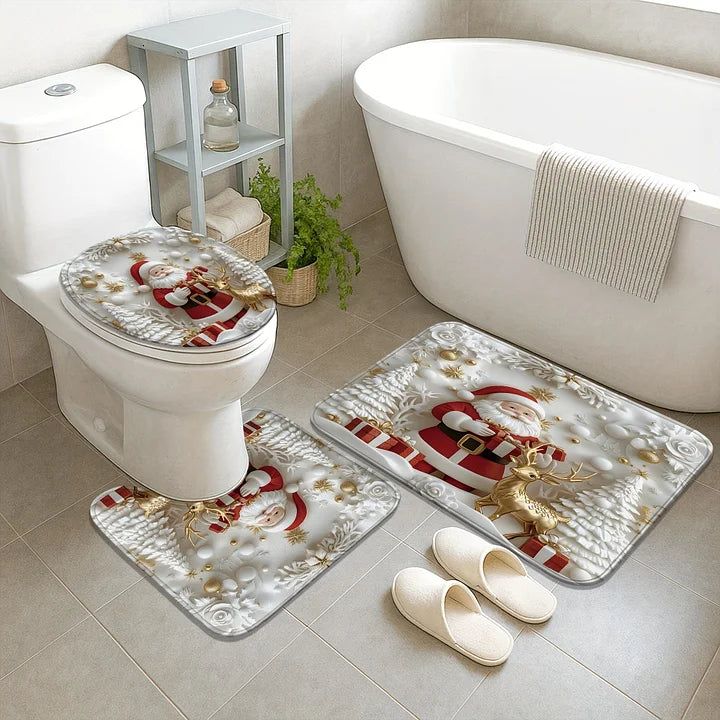 MerryBath – Weihnachts Badematten und Duschvorhänge