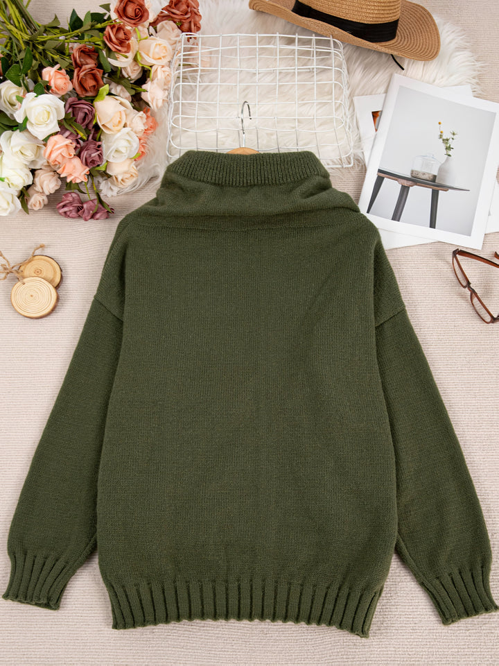 Zelina – Langarmpullover Mit Tasche