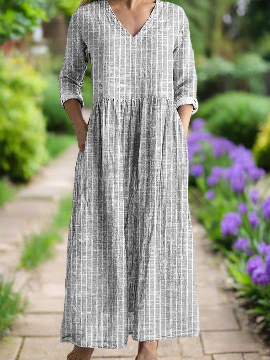 Gregoria – Lässiges Gestreiftes Kleid