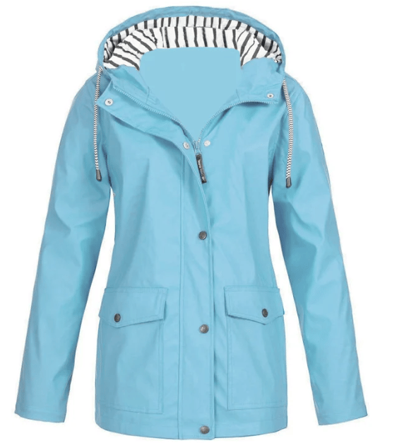 Ilektra – Elegante Langärmelig Wasserdicht KapuzenPullover