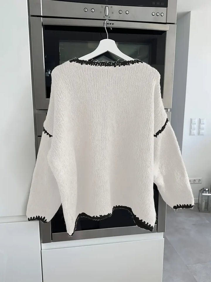 Usalda - Langärmeliger Strickpullover