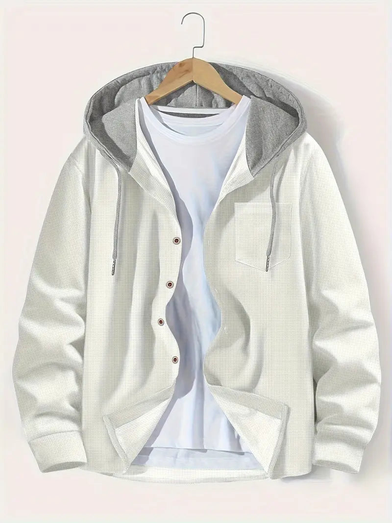 Nicolas - Lässige Jacke Mit Langen Ärmeln