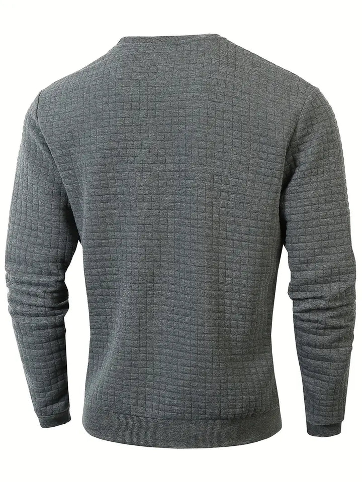 Andreas – Bohemian Plaid Langarm Pullover