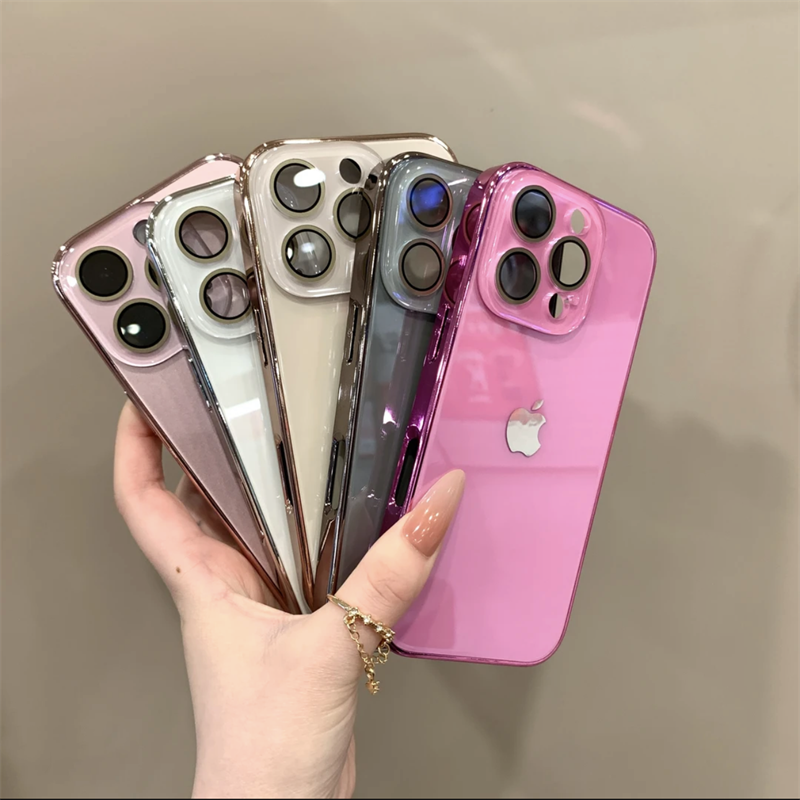 Chromelux – Hochwertige Galvanisierte Glaslinsenabdeckung Für iPhone