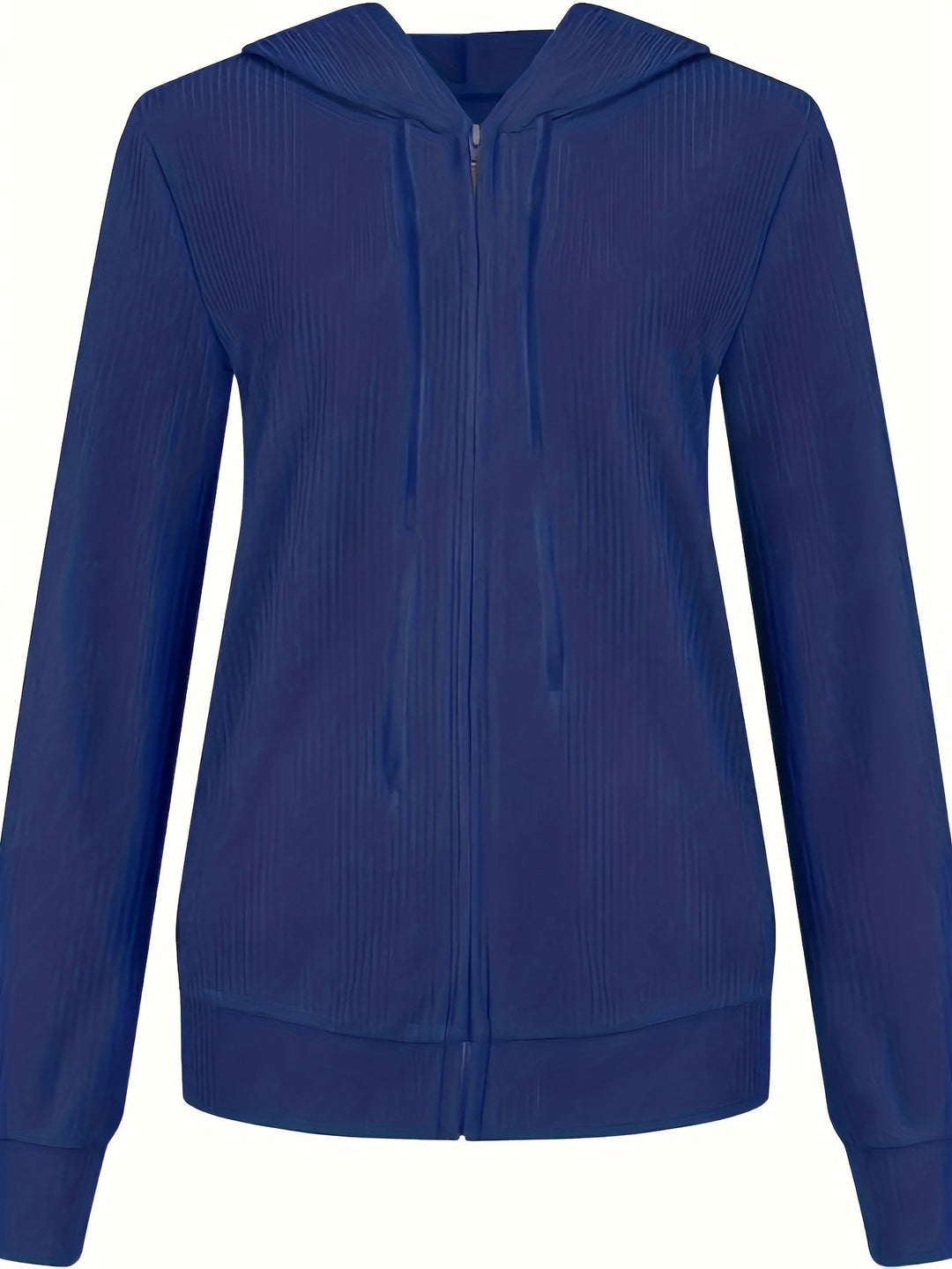 Moira – Langärmelige Kapuzenjacke Mit Reißverschluss Und Kordelzug