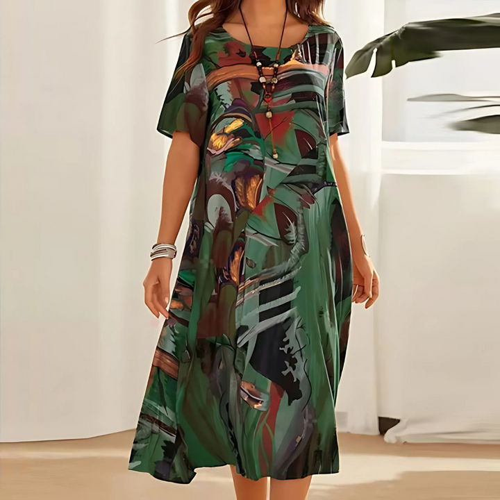 Filomena – Bequemes Blumenkleid