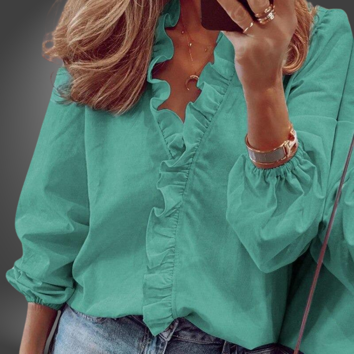 Tana - Stilvolle Handgefertigte Bluse