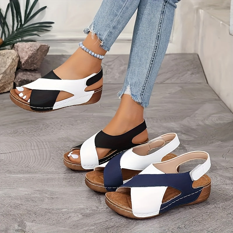 Deloris - Leicht Komfort Keil Sandalen