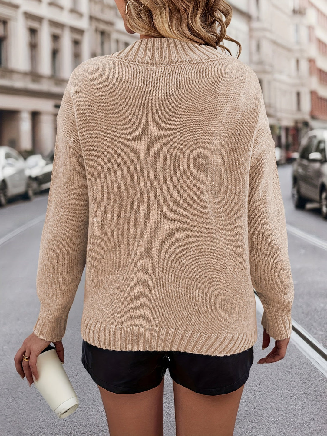 Chrystel – Pullover Mit Herzmotiv Und V-Ausschnitt