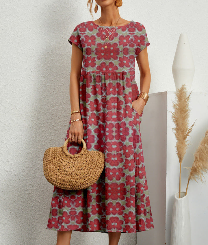 Deborah – Elegantes Blumen Kleid