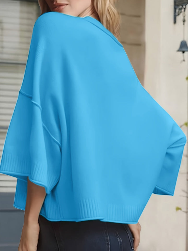 Shilena – Lässige KurzarmStrickjacke