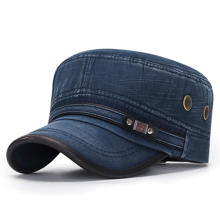 Goggins – Flache Baumwoll Kappe Im Vintage Stil