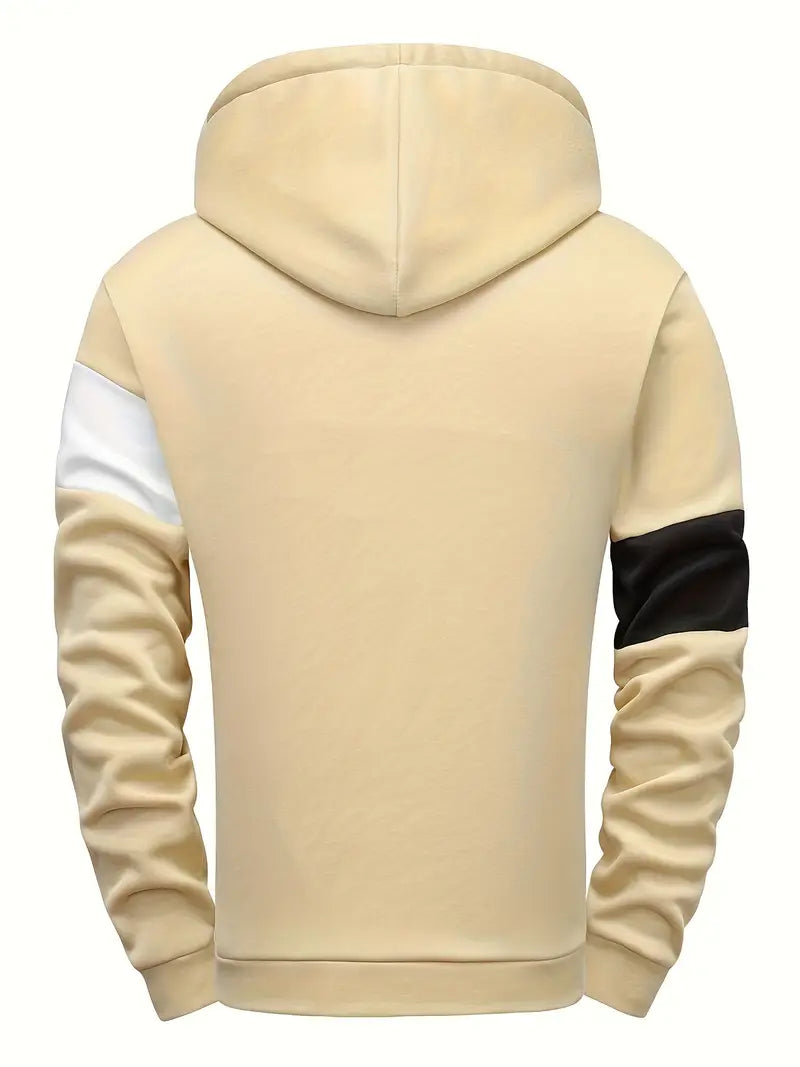 Tigran - Stylischer Flickwerk-Kapuzenpullover
