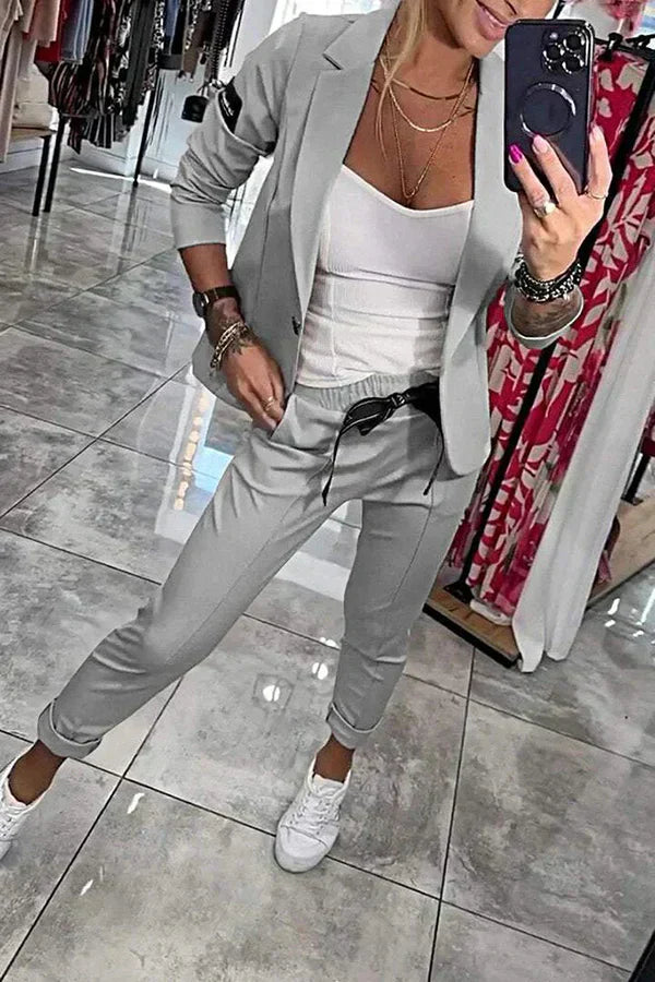 Jocelyne - Elegant Blazer Und Hosen Setzen