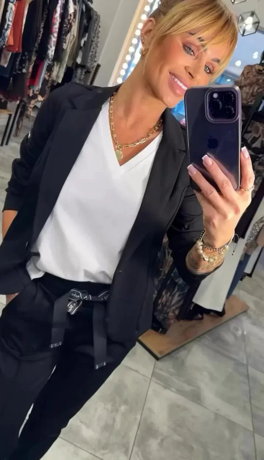 Jocelyne - Elegant Blazer Und Hosen Setzen