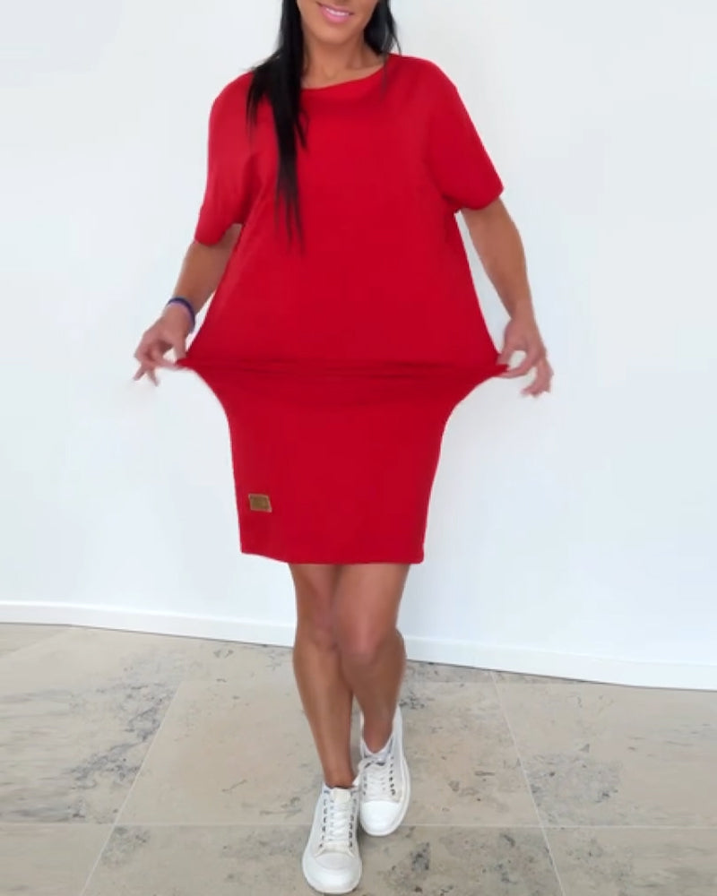 Ulrika - Kurzen Ärmeln Minikleid