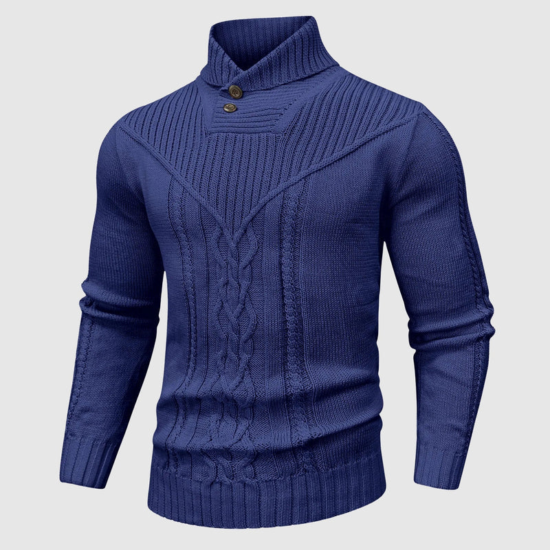 Gregorio – Strick Pullover Mit Schalkragen