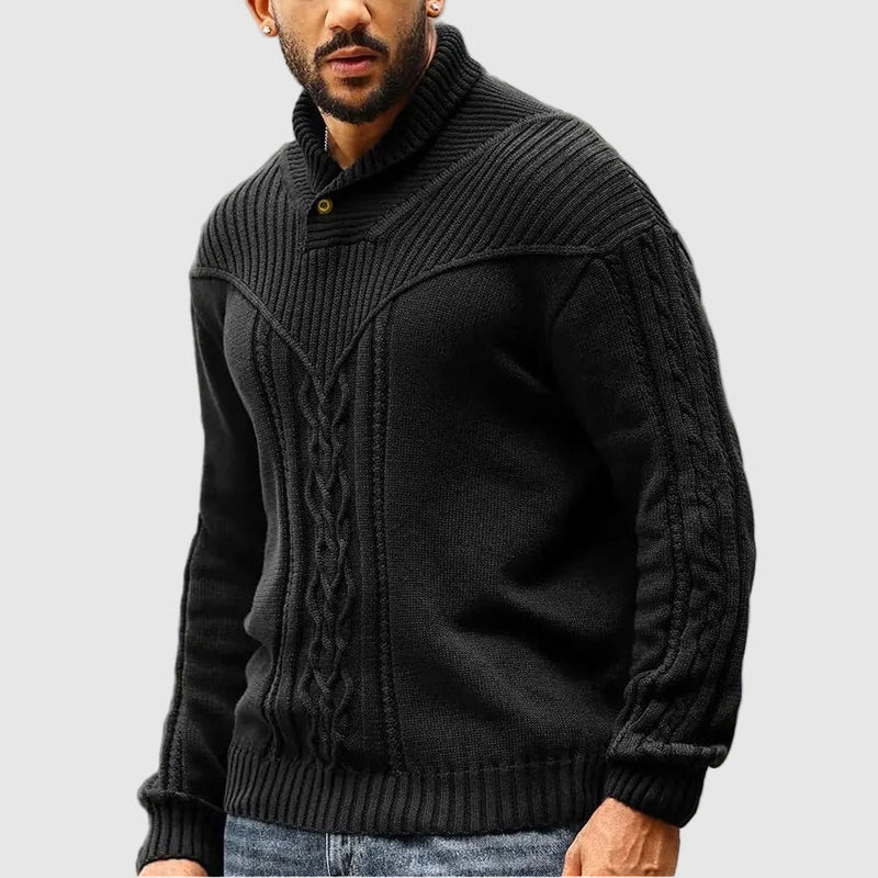 Gregorio – Strick Pullover Mit Schalkragen