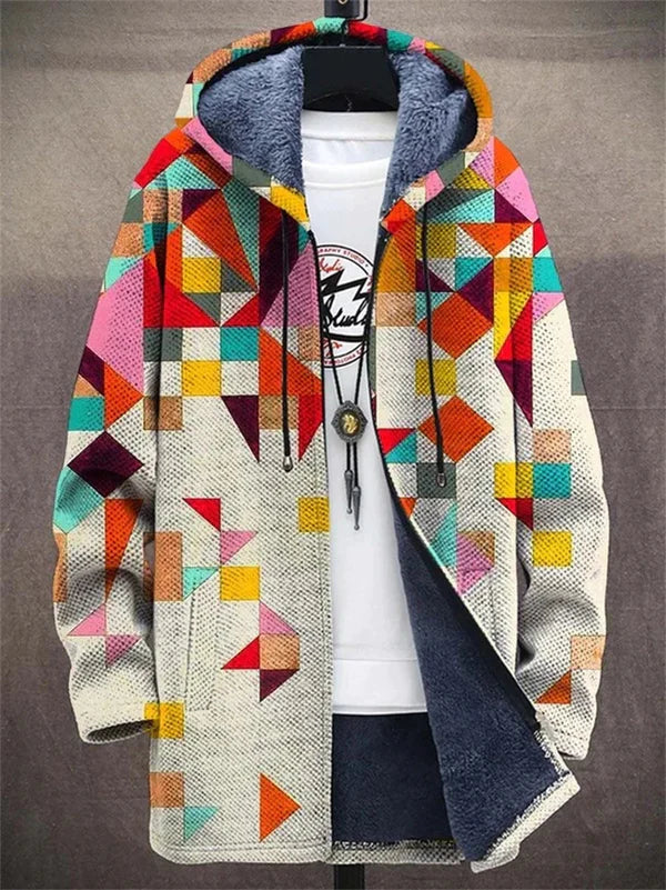 Arria – Luxuriöse Strickjacke Inspiriert Von Der Kunst