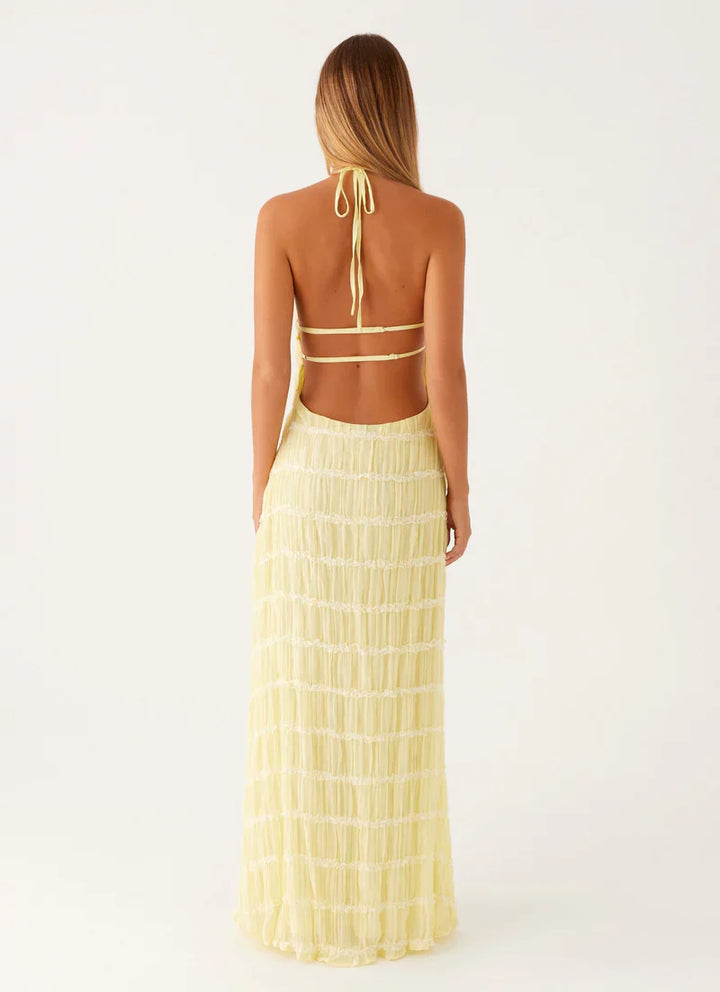 Falkenberg - Elegantes Maxikleid Im Bohemian Stil
